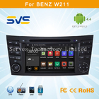 Android 4.4.4 car dvd player for Benz W211 car radio gps navigation system china supplier
