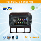 Android 4.4.4 car dvd player for Benz Old S serries S280 S320 car radio gps navigation