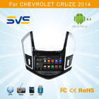 Android 4.4 car dvd player for CHEVROLET Cruze 2014 with Car GPS navigation Multimedia