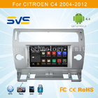 Android 4.4 car dvd player with GPS for CITROEN C4 2004-2012 with bluetooth radio usb TV