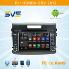 Android 4.4 car dvd player for HONDA CRV 2012 GPS navigation RDS built in wifi 3G AUX IN