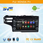 Android 4.4 car dvd player GPS navigation for HONDA Fit 2014 with HD 8" capacitive screen