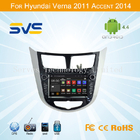 Android 4.4 car dvd player for Hyundai Verna 2011 2012 Accent/Solaris 2014 with GPS system