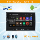 Android 4.4 car dvd player for Peugeot 3008 5008 full touch screen with GPS navigation 3g
