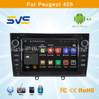 Android 4.4 car dvd player GPS navigation for Peugeot 408 308 in dash car audio radio dvd