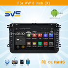 Android car dvd player for 8 inch knob VW/Volkswagen sagitar/passat B6/polo GPS navigation