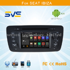 Android car dvd player GPS navigation for Seat Ibiza 2009-2013 with wifi 3G mirror link