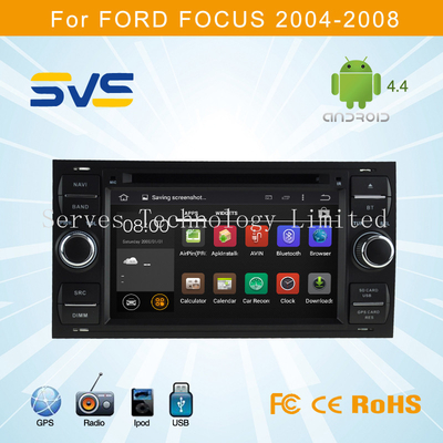 Android 4.4 car dvd player with GPS for FORD FOCUS 2004-2008 with quad core 3G wifi ipod