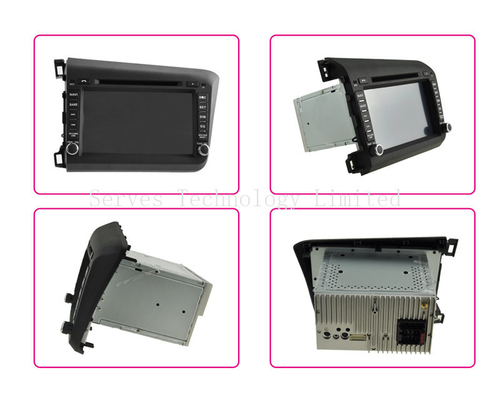 Android 4.4 car dvd player with GPS navigation for HONDA Civic 2012 2013 2014 8" 2 din