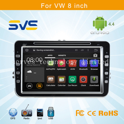 Android 4.4 car dvd player GPS navigation for VW 8 inch/ Volkswagen sagitar/passat B6/polo