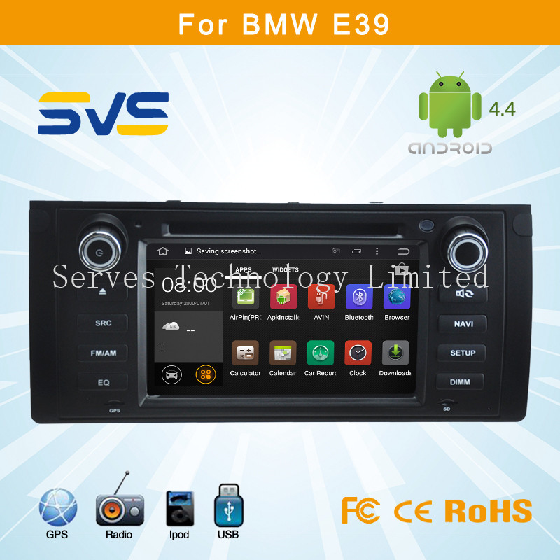 Android 4.4.4 car dvd player for BMW E39 1996-2003 E53 E38 car radio gps navigation system