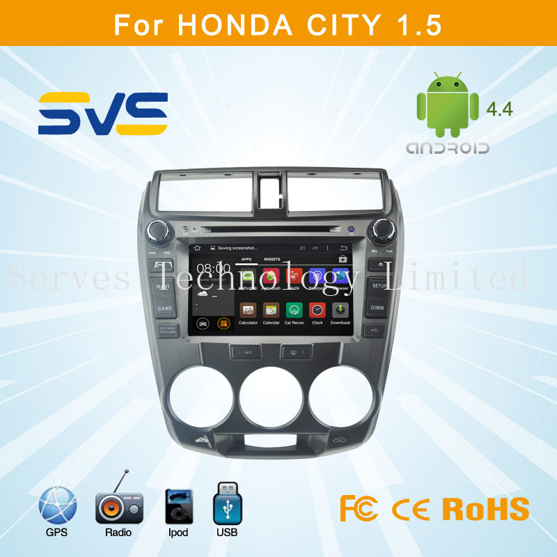 Android 4.4 car dvd player GPS navigation for HONDA City 1.5L 2008 2009 2010 2011 2012